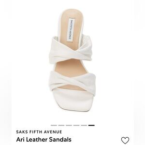 ⚪️DOUBLE STRAP LEATHER SANDALS⚪️